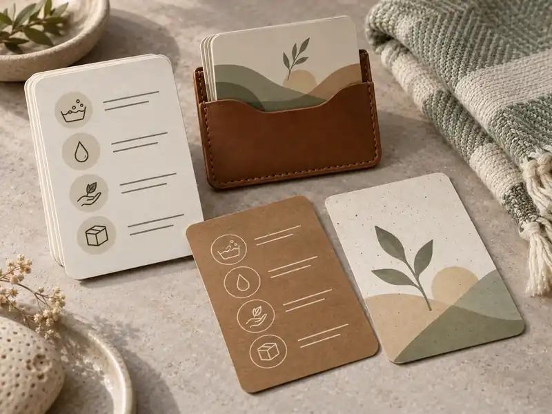 Custom Care Instruction Cards