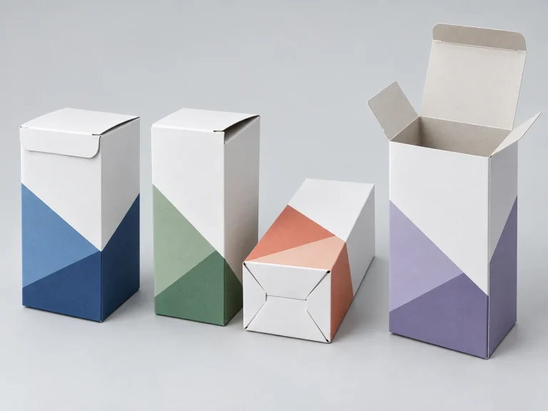 Fengyi Packaging concept photo of custom folding cartons with tuck ends and auto-lock bottom