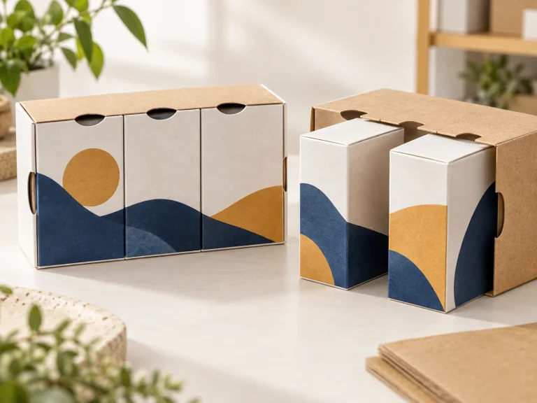 Custom multi-pack sleeves holding grouped retail products