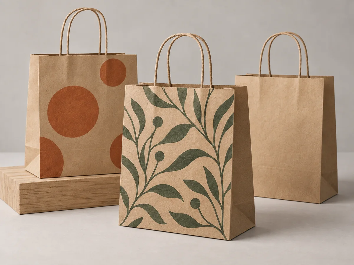 Custom Printed Kraft Bags