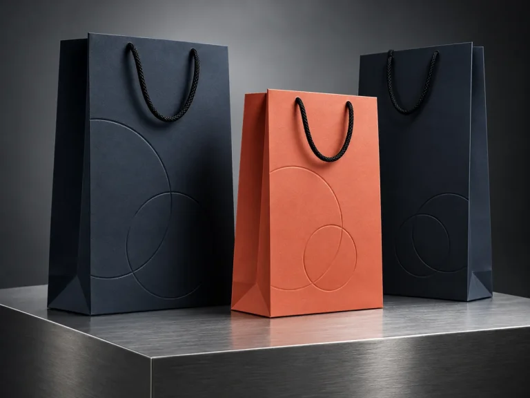Fengyi Packaging concept photo of custom product launch paper bags