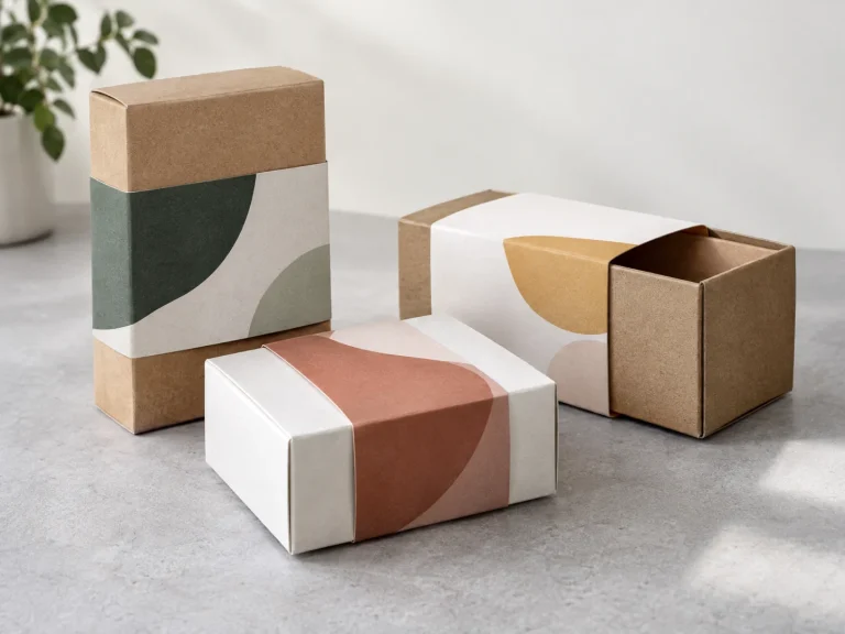 Custom product wrap sleeves on retail packaging