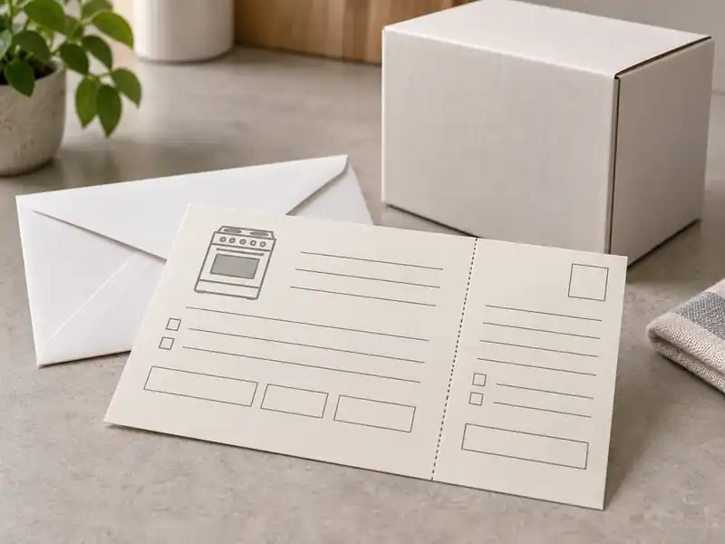 Custom Warranty Registration Cards